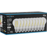 Mexen Vintis 10x Filament LED-Glühbirne E27, A60, 12W, Neutral - 4000K, 1585 lm, klar - L150-E27-1240-00x10
