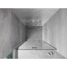 Mexen Mist-F Falttür Dusch links 105 cm, transparent, Chrom - 8A6-105-000-01-00-L