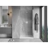 Mexen Mist-F Faltbare Duschabtrennung rechts 65 cm, transparent, Chrom - 8A6-065-000-01-00-P