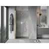 Mexen Mist-F Klappduschtür links 60 cm, transparent, gold - 8A6-060-000-50-00-L