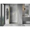 Mexen Mist-F Klappduschtür links 80 cm, transparent, gold - 8A6-080-000-50-00-L