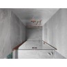 Mexen Mist-F Falttür, Dusche links 70 cm, transparent, gebürstetes Kupfer - 8A6-070-000-65-00-L
