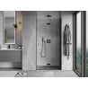 Mexen Mist-F Falttür Dusche rechts 105 cm, transparent, schwarz - 8A6-105-000-70-00-P