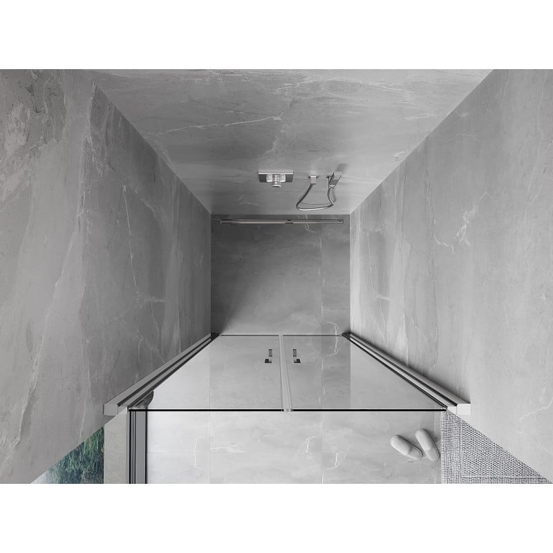 Mexen Mist Duschdrehtür 95 cm, transparent, Chrom - 8A7-095-000-01-00