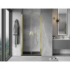 Mexen Mist Duschdreh­tür 120 cm, transparent, gold - 8A7-120-000-50-00