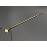 Mexen Kioto Duschtrennwand Walk-in 120 x 200 cm, Ombre Schwarz 8 mm, gebürstetes Gold - 800-120-101-55-76