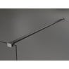 Mexen Kioto Duschwand Walk-in 80 x 200 cm, ombre schwarz 8 mm, gebürstet gun grau - 800-080-101-66-76