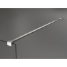 Mexen Kioto Walk-in Duschwand 70 x 200 cm, Ombre Schwarz 8 mm, Gebürsteter Nickel - 800-070-101-97-76