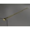 Mexen Kioto Duschwand Walk-in 110 x 200 cm, ombre weiß 8 mm, gold - 800-110-101-50-86