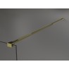 Mexen Kioto Duschwand Walk-in 150 x 200 cm, ombre weiß 8 mm, gold - 800-150-101-50-86