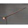 Mexen Kioto Duschwand Walk-in 80 x 200 cm, ombre weiß 8 mm, gebürstetes Kupfer - 800-080-101-65-86