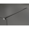 Mexen Kioto Duschwand Walk-in 130 x 200 cm, weiße Ombre 8 mm, gebürstet gun grau - 800-130-101-66-86