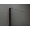 Mexen Kioto Duschwand Walk-in 110 x 200 cm, weißes Ombre 8 mm, schwarz - 800-110-101-70-86