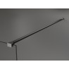 Mexen Kioto Duschwand Walk-in 70 x 200 cm, Ombre Weiß 8 mm, Gun Metal - 800-070-101-95-86
