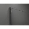Mexen Kioto Duschwand Walk-in 110 x 200 cm, Ombre Weiß 8 mm, Gun Metal - 800-110-101-95-86