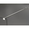 Mexen Kioto Walk-in-Duschwand 90 x 200 cm, weißes Ombre 8 mm, gebürstetes Nickel - 800-090-101-97-86