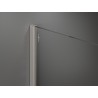 Mexen Kioto Duschwand Walk-in 150 x 200 cm, ombre weiß 8 mm, gebürsteter Nickel - 800-150-101-97-86