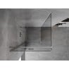 Mexen Mist-F Falt-Duschkabine links 75 x 75 cm, transparent, Chrom - 8A6T-075-075-01-00-L