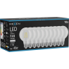 Mexen Vintis 10x LED-Filamentlampe E27, G80, 6W, Neutral - 4000K, 720 lm, klar - L155-E27-0640-00x10
