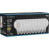 Mexen Vintis 10x LED-Filament-Glühbirne E27, G80, 8W, Warm - 2700K, 1055 lm, klar - L155-E27-0827-00x10