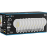 Mexen Vintis 10x Filament-LED-Lampe E27, G80, 10W, Neutral - 4000K, 1320 lm, klar - L155-E27-1040-00x10