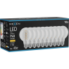 Mexen Vintis 10x LED-Filament-Spirallampe E27, G80, 8W, Warm - 2700K, 750 lm, klar - L165-E27-0827-00x10