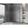 Mexen Mist-F faltbare Duschkabine links 70 x 120 cm, transparent, Chrom - 8A6T-070-120-01-00-L