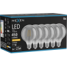 Mexen Vintis 6x LED-Filament-Glühlampe E27, G95, 6W, Warm - 2200K, 450 lm, Rauch - L157-E27-0622-70x06