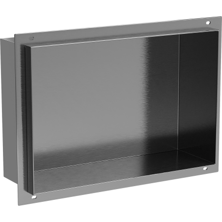 Mexen X-Wall-NR nischenregal ohne Flansch 30 x 20 cm, gebürstetes Gun Gray - 19E1302010