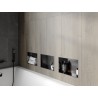 Mexen X-Wall-NR nischenregal ohne Flansch 30 x 20 cm, gebürstetes Gun Gray - 19E1302010