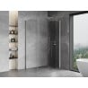 Mexen Mist-F Duschkabine klappbar rechts 95 x 80 cm, transparent, Chrom - 8A6T-095-080-01-00-P
