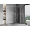 Mexen Mist-F Duschkabine faltbar rechts 90 x 90 cm, transparent, Chrom - 8A6T-090-090-01-00-P