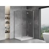 Mexen Mist-F Duschkabine klappbar rechts 90 x 95 cm, transparent, chrom - 8A6T-090-095-01-00-P