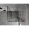 Mexen Mist-F Duschkabine klappbar rechts 100 x 100 cm, transparent, Chrom - 8A6T-100-100-01-00-P