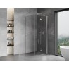 Mexen Mist-F Duschkabine klappbar rechts 100 x 100 cm, transparent, Chrom - 8A6T-100-100-01-00-P