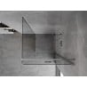 Mexen Mist-F Faltdusche rechts 110 x 110 cm, transparent, Chrom - 8A6T-110-110-01-00-P