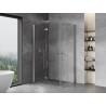 Mexen Mist-F Duo faltbare Duschkabine links 105 x 85 cm, transparent, Chrom - 8A6-105L-085P-01-00