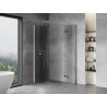 Mexen Mist-F Duo faltbare Duschkabine links 100 x 90 cm, transparent, Chrom - 8A6-100L-090P-01-00