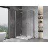 Mexen Mist-F Duo Duschkabine faltbar links 110 x 100 cm, transparent, Chrom - 8A6-110L-100P-01-00