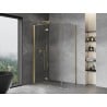 Mexen Mist-F klappbare Duschkabine links 90 x 70 cm, transparent, gold - 8A6T-090-070-50-00-L