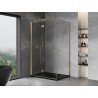 Mexen Mist-F Duschkabine faltbar links 120 x 80 cm, transparent, gold - 8A6T-120-080-50-00-L