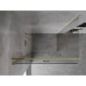 Mexen Mist-F klappbare Duschkabine links 75 x 90 cm, transparent, gold - 8A6T-075-090-50-00-L