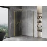Mexen Mist-F Duschkabine klappbar links 75 x 100 cm, transparent, gold - 8A6T-075-100-50-00-L