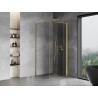 Mexen Mist-F Klappduschkabine rechts 95 x 95 cm, transparent, gold - 8A6T-095-095-50-00-P
