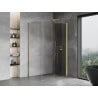Mexen Mist-F klappbare Duschkabine rechts 75 x 110 cm, transparent, gold - 8A6T-075-110-50-00-P
