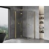 Mexen Mist-F Duo faltbare Duschkabine links 75 x 70 cm, transparent, gold - 8A6-075L-070P-50-00