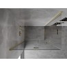 Mexen Mist-F Duo faltbare Duschkabine links 85 x 80 cm, transparent, gold - 8A6-085L-080P-50-00