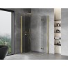 Mexen Mist-F Duo faltbare Duschkabine links 85 x 80 cm, transparent, gold - 8A6-085L-080P-50-00