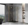 Mexen Mist-F Duo Faltduschkabine 70 x 70 cm, transparent, gold - 8A6-070L-070P-50-00