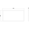 Mexen Brill-S LED-Deckenpaneel zur Aufputzmontage 120 x 60 cm, 60W, Neutral - 4000K, 7200 lm, weiß - L207-120-060-6040-20